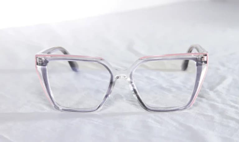 Gray frame with trasparent accents