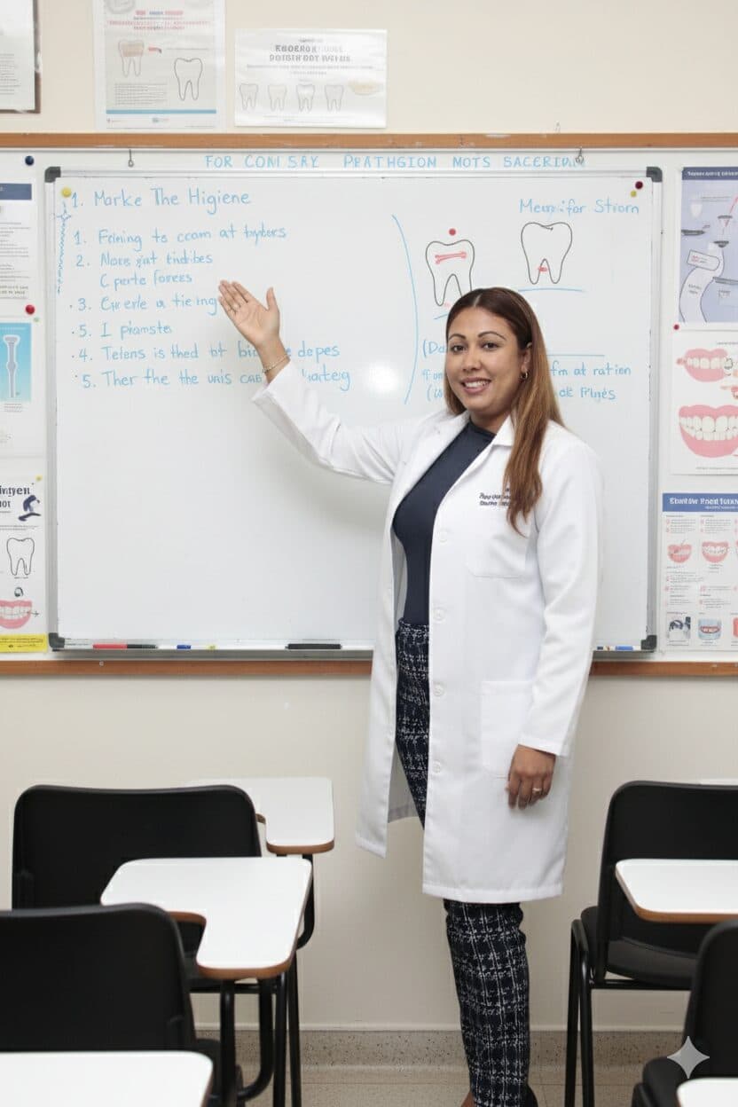 Dental hygiene presentation at Eyewear Accessories Optical