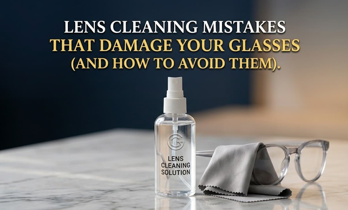 Lens Cleaning Mistakes That Damage Your Glasses (And How to Avoid Them)
