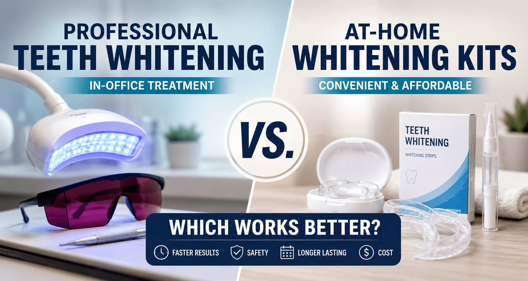 Professional Teeth Whitening vs. At-Home Kits: Which Works Better?