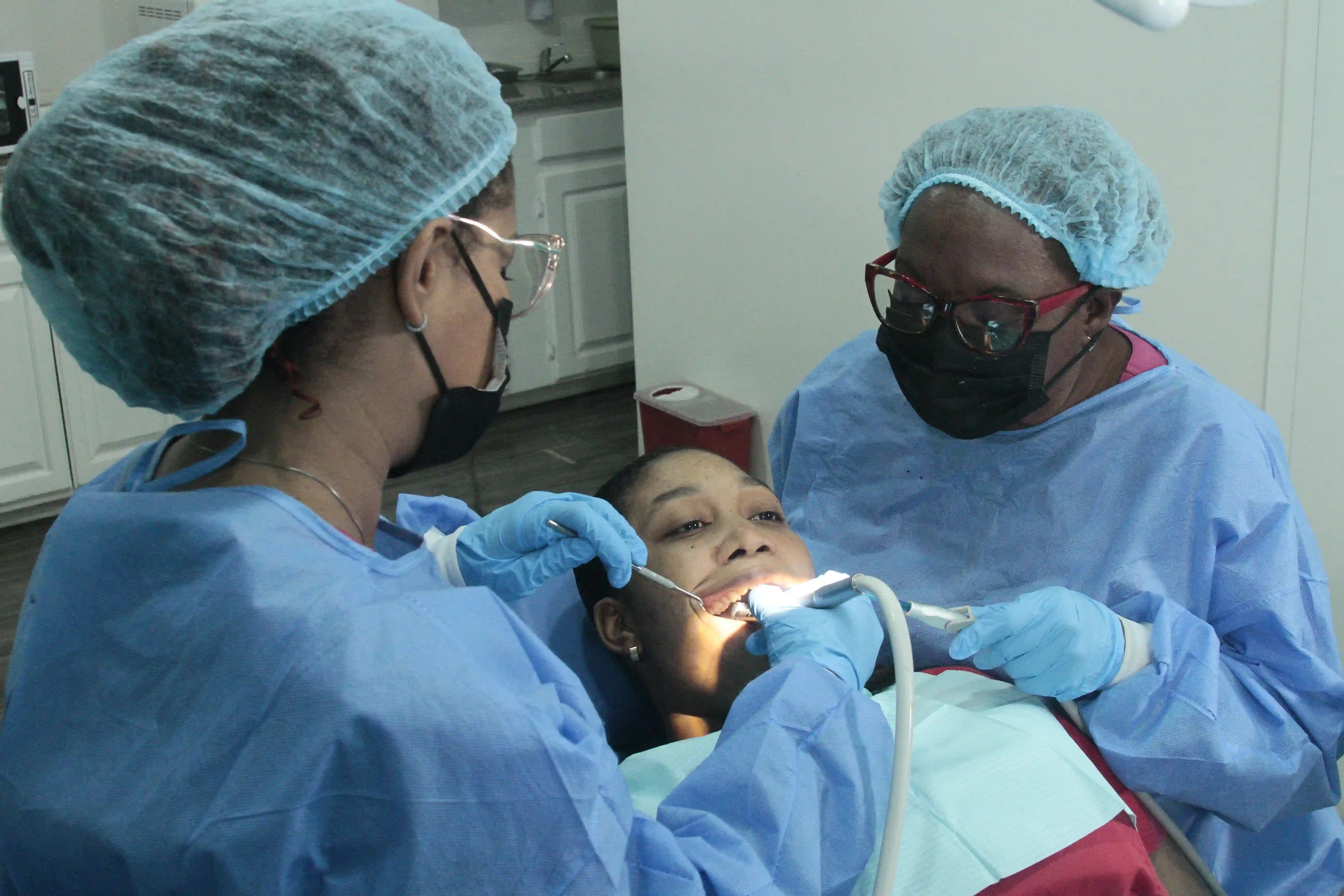 Dental care background